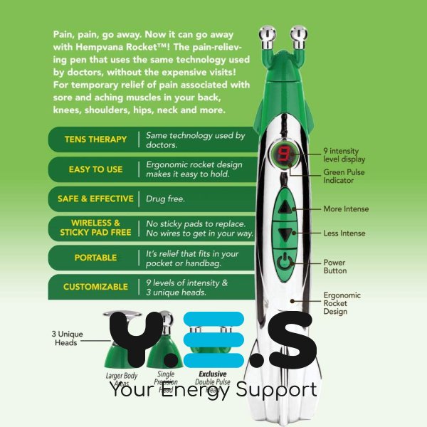 Портативний ручний імпульсний масажер Elite Massage Rocket для зняття болю