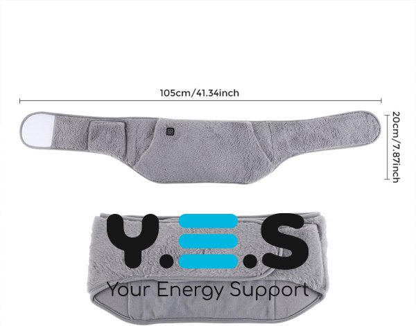 Електричний пояс-ремінь з підігрівом USB XL-1518 для попереку та грілка для рук