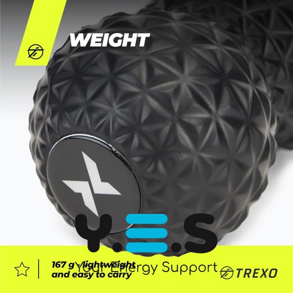 Фітнес-ролик для масажу з подвійним м’ячем 16×9 см, набір ND-5274