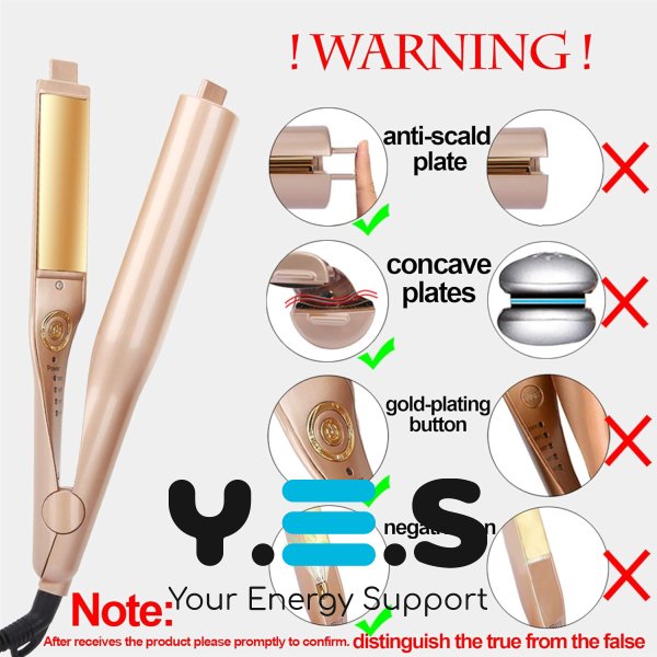 Плойка-стайлер HAIR WA-1 2в1: спіральна завивка та випрямлення волосся