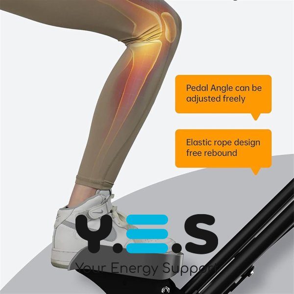 Посилений сталевий степпер для дому, чорний — кардіотренажер для ніг і сідниць