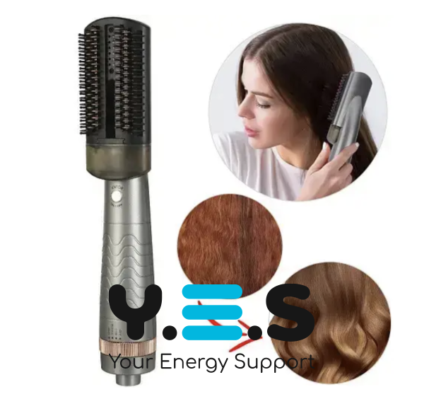 Парова щітка-фен 3в1 Hair Steam Brush: випрямляч, фен і гребінець INFRARED+SPRAY HOTairCOMB