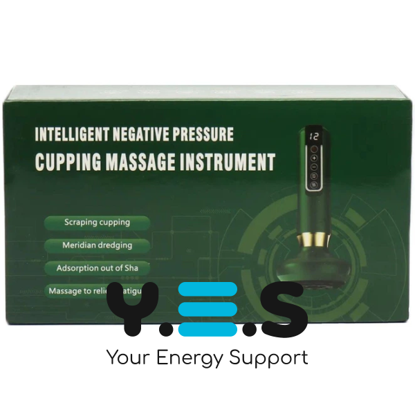 Вакуумний антицелюлітний масажер Cupping DS-A15 з ІЧ-підігрівом, 12 рівнів, лімфодренаж, 5V