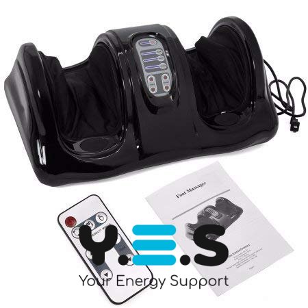 Електромасажер для стоп і литок Shiatsu Foot Massager, роликовий, з пультом керування