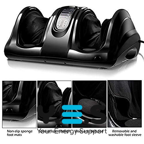 Електромасажер для стоп і литок Shiatsu Foot Massager, роликовий, з пультом керування