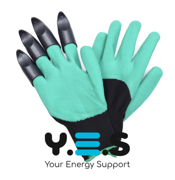 Садові рукавички з кігтями Garden Gloves LY-557 — універсальний інструмент для городу