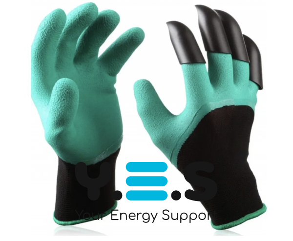 Садові рукавички з кігтями Garden Gloves LY-557 — універсальний інструмент для городу