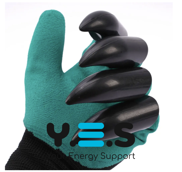 Садові рукавички з кігтями Garden Gloves LY-557 — універсальний інструмент для городу