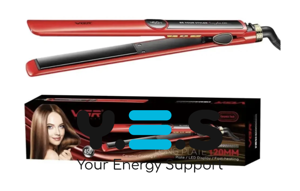 Щипці-випрямляч VGR V-518 з LED-дисплеєм, турмалінові пластини V-51