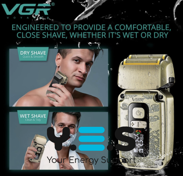 Професійна сітчаста електробритва VGR V-337 для гоління та стрижки