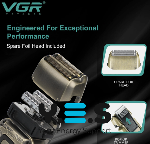 Професійна сітчаста електробритва VGR V-337 для гоління та стрижки