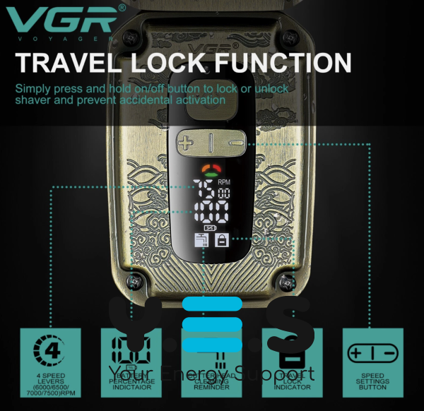 Професійна сітчаста електробритва VGR V-337 для гоління та стрижки