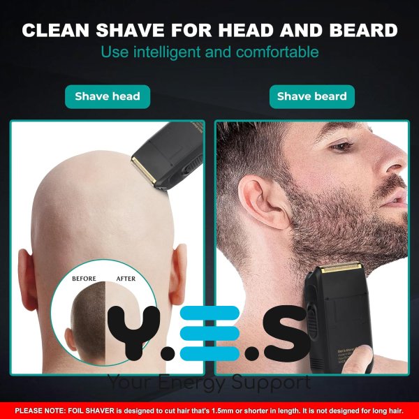 Електробритва VGR V-363 сіткова для подорожей, USB-зарядка, акумулятор