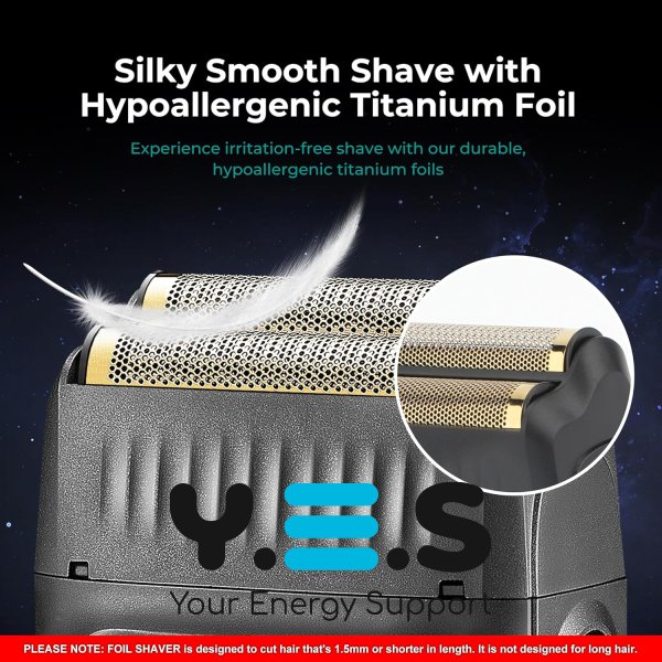 Електробритва VGR V-363 сіткова для подорожей, USB-зарядка, акумулятор