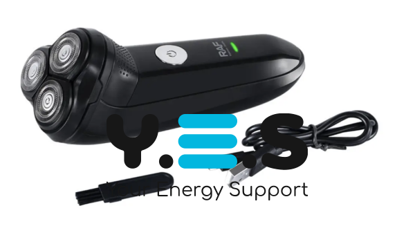 Електробритва RAF R-4040 3Вт з акумулятором та USB-зарядкою для гоління