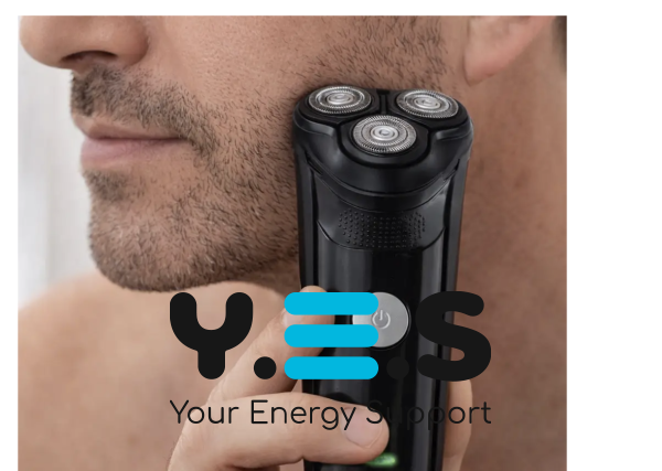 Електробритва RAF R-4040 3Вт з акумулятором та USB-зарядкою для гоління