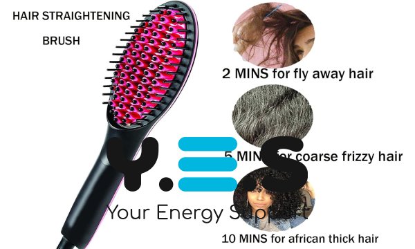 Щітка-випрямляч гребінець Straight Artifact HQT-906B з LED-дисплеєм