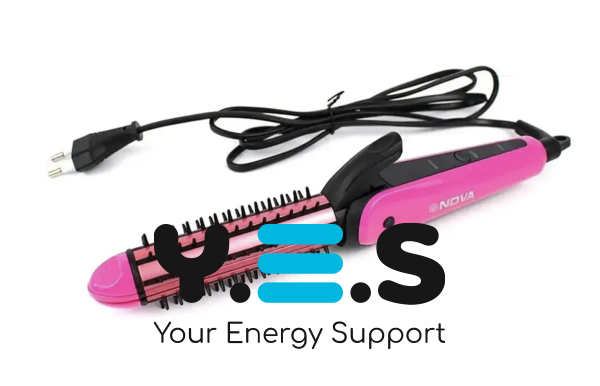 Багатофункціональний стайлер-утюжок Nova NHC-8890 3-в-1: випрямлення, гофре, локони