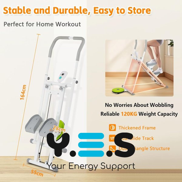 Підлоговий степер-клаймбер XY-015 для ніг, сідниць і попереку, домашній фітнес