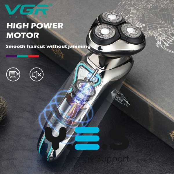 Професійна акумуляторна електробритва для чоловіків VGR V-323