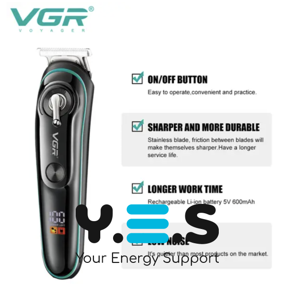 Професійний тример VGR V-075 для бороди, вусів і стрижки волосся