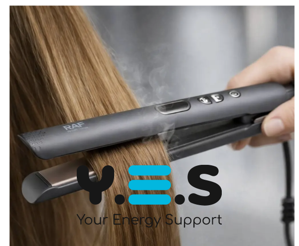 Праска-плойка 2-в-1 RAF One-Touch R.4483, випрямляч для волосся з регулюванням температури