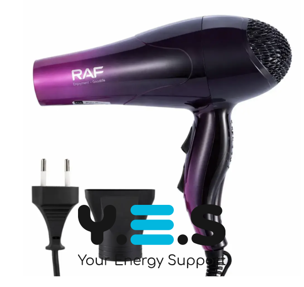 Фен для волосся RAF R.4554 900 Вт — швидке й безпечне сушіння та укладання