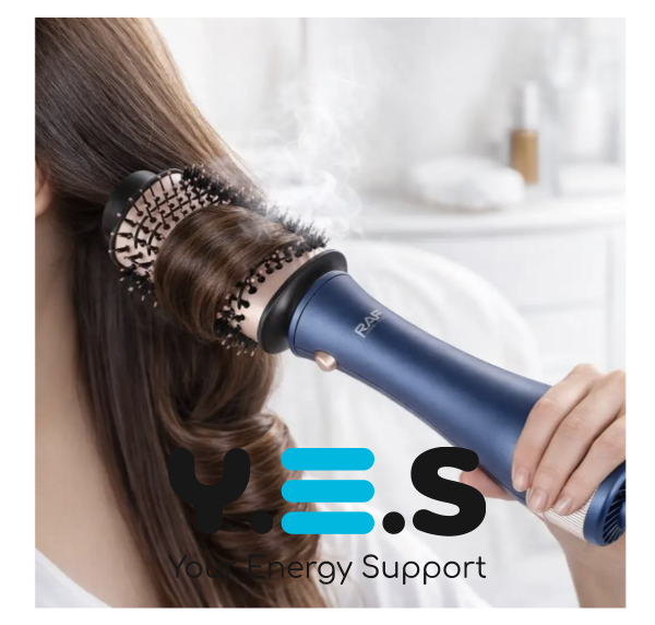 Фен-щітка RAF R.4573 3-в-1 для домашнього професійного укладання волосся