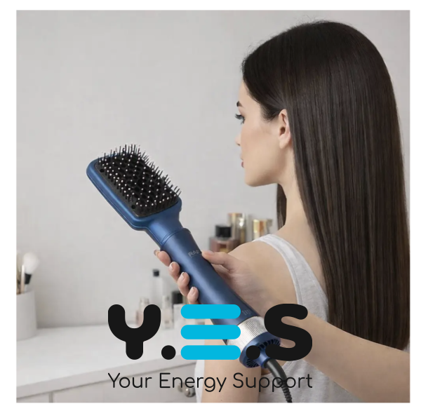 Фен-щітка RAF R.4573 3-в-1 для домашнього професійного укладання волосся