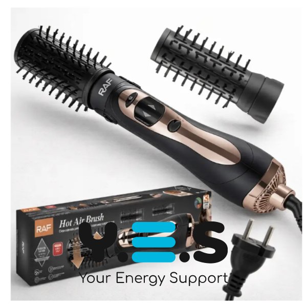 Фен-щітка (браш) RAF R.597 для укладання волосся — швидка укладка без зусиль