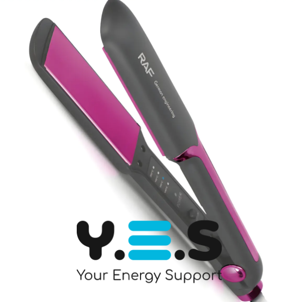 Випрямляч-стайлер для волосся RAF R.454P з цифровим термоконтролем 140–200°C