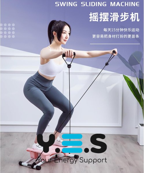 Підлоговий тренажер TR-21 для дому 2-в-1 з еспандерами, багатофункціональний для інтенсивних тренувань м’язів