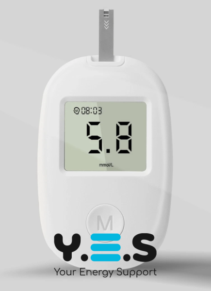 Компактний глюкометр GLM-76 для вимірювання рівня цукру в крові