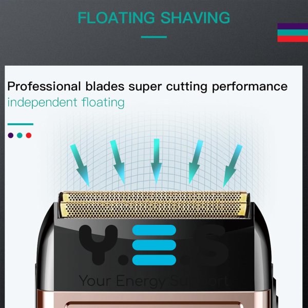 Бритва-шейвер VGR V-331 для сухого й вологого гоління, портативна дорожня для дому