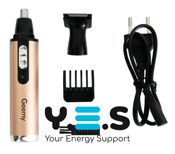 Тример GEMEI GM-3112 2в1 акумуляторний: для носа, вух та окантовки, гладке гоління