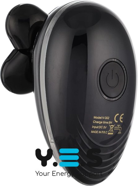 Водонепроникна бездротова електробритва VGR V-302 з набором насадок