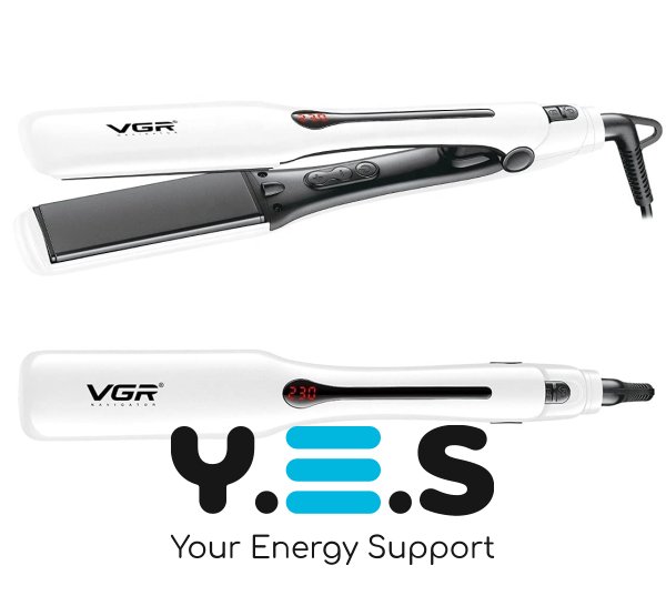 Професійний випрямляч для волосся VGR V-556, керамічна праска для укладання VGR V-55