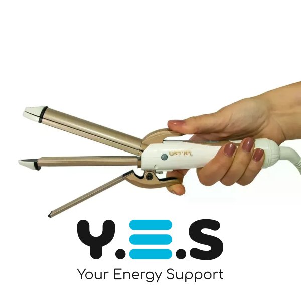 Щипці 4в1 GEMEI GM-2962 T200: плойка, випрямляч, гофре й прикореневе гофре, кераміка