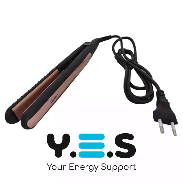 Праска-випрямляч для волосся GEMEI GM-2955S, турмалін, 120–200°C, для укладки