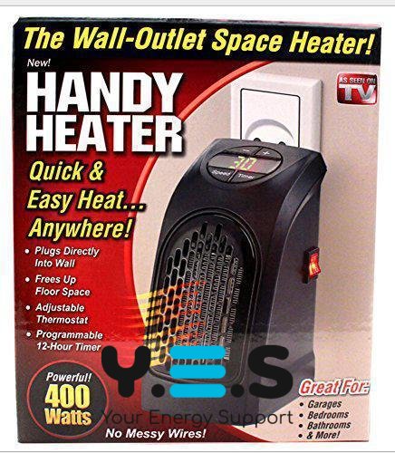 Портативний міні-обігрівач Handy Heater у розетку (дуйка), модель 12622