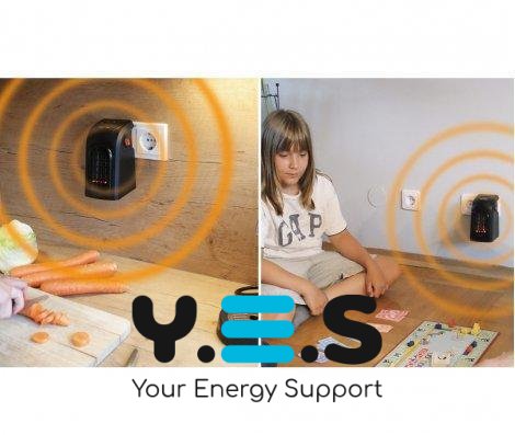 Портативний міні-обігрівач Handy Heater у розетку (дуйка), модель 12622