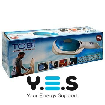 Ручний відпарювач‑пароочисник TOBI 2в1 — вертикальна парова праска для одягу