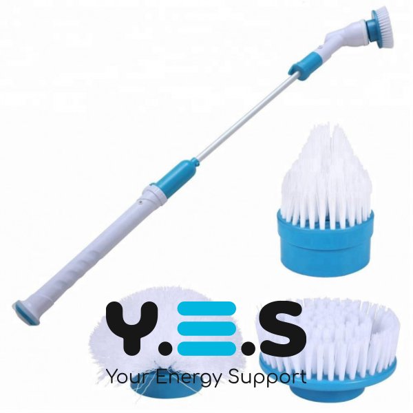 Електрощітка Spin Scrubber з насадками для прибирання та чищення всіх поверхонь