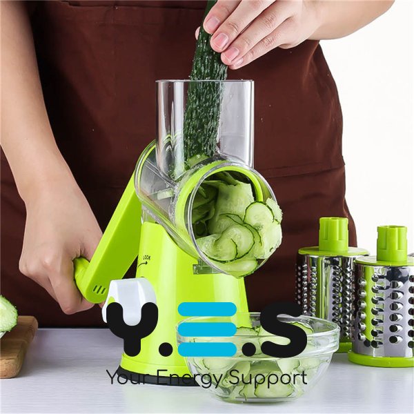 Овочерізка Kitchen Master ручна: мультислайсер‑подрібнювач для овочів і фруктів для дому