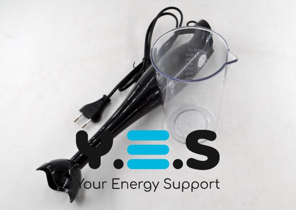 Ручний занурювальний блендер Domotec MS-5105 з чашею-подрібнювачем, 400 Вт