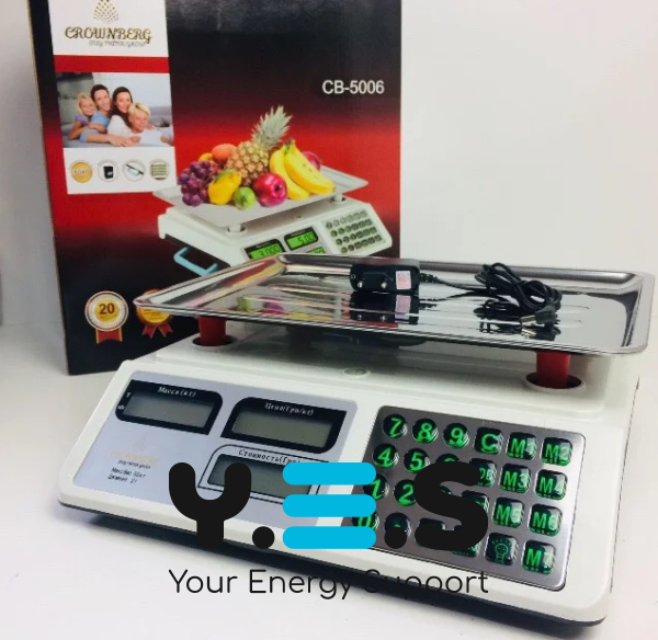 Електронні торговельні ваги Crownberg CB-5006 до 50 кг