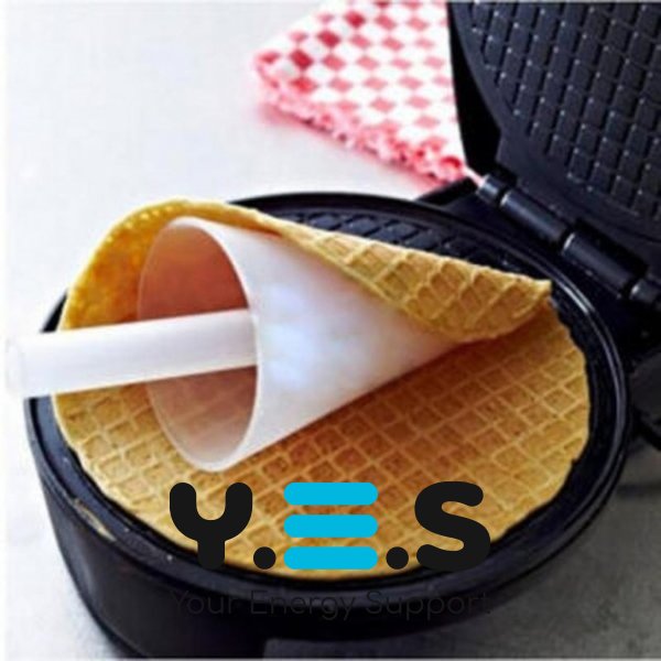 Вафельниця Domotec MS 7710 для тонких вафель і трубочок вдома