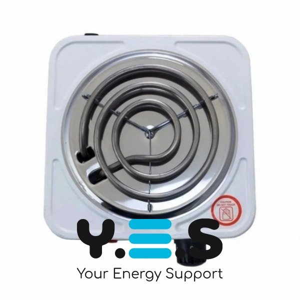 Електроплита настільна Crownberg CB-3740, 1 конфорка спіральна, біла