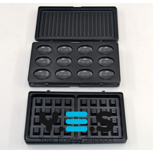 Мультимейкер DOMOTEC MS-7704 4в1: сендвічниця, вафельниця, гриль, горішниця