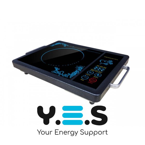 Інфрачервона настільна плита DOMOTEC MS-5842, 1 конфорка, склокераміка, 2000 Вт